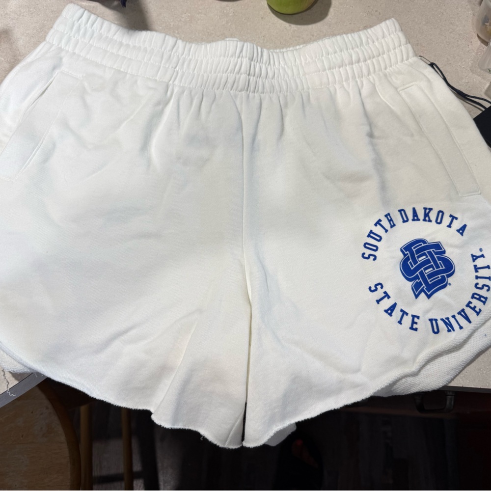 White South Dakota State University Shorts